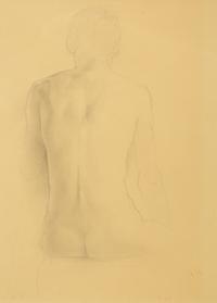 Seated Male Nude