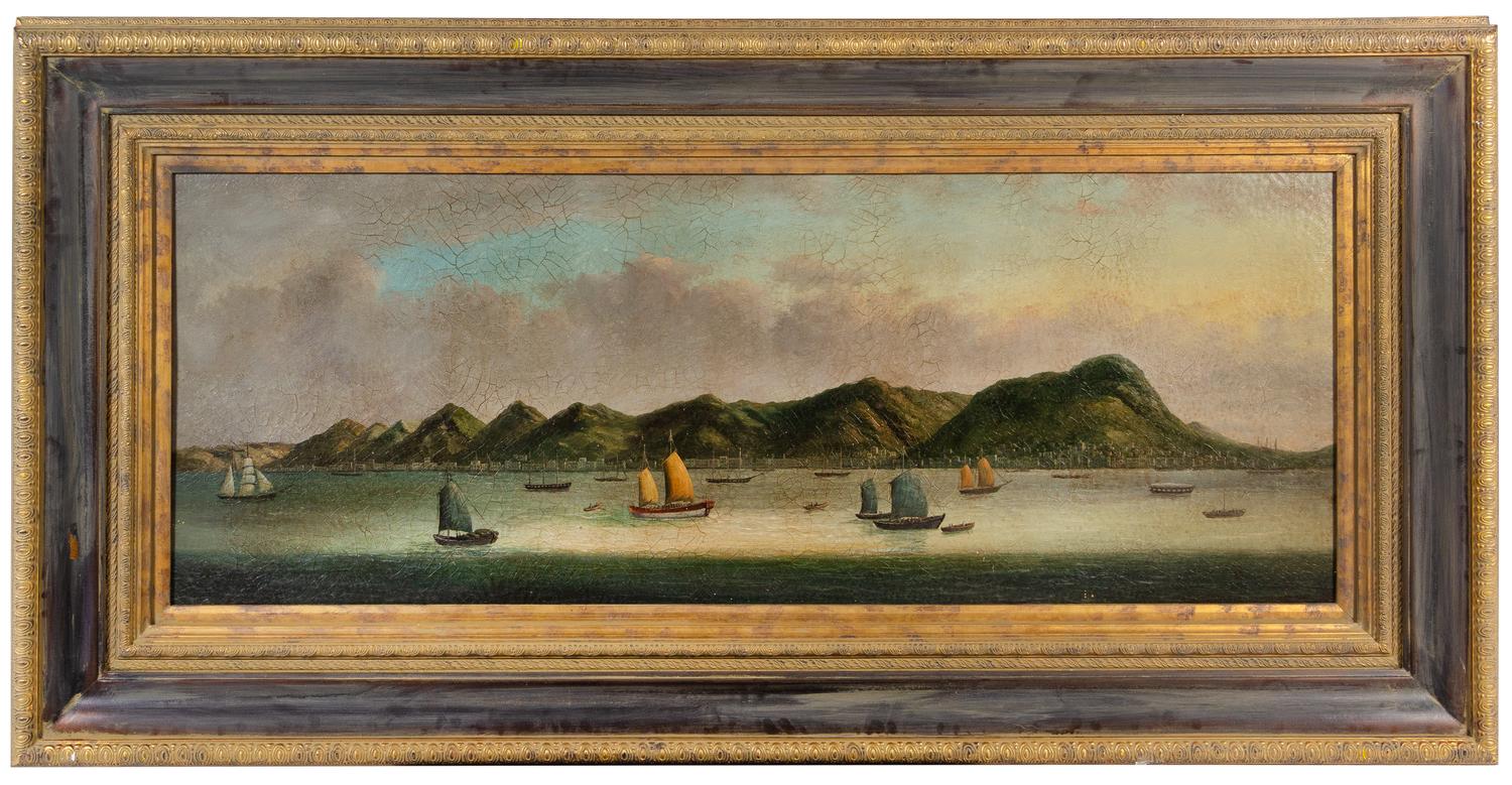 A Chinese Export Painting, , Harbor