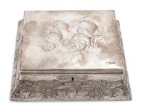 Two English Repoussé Silver-Clad Boxes