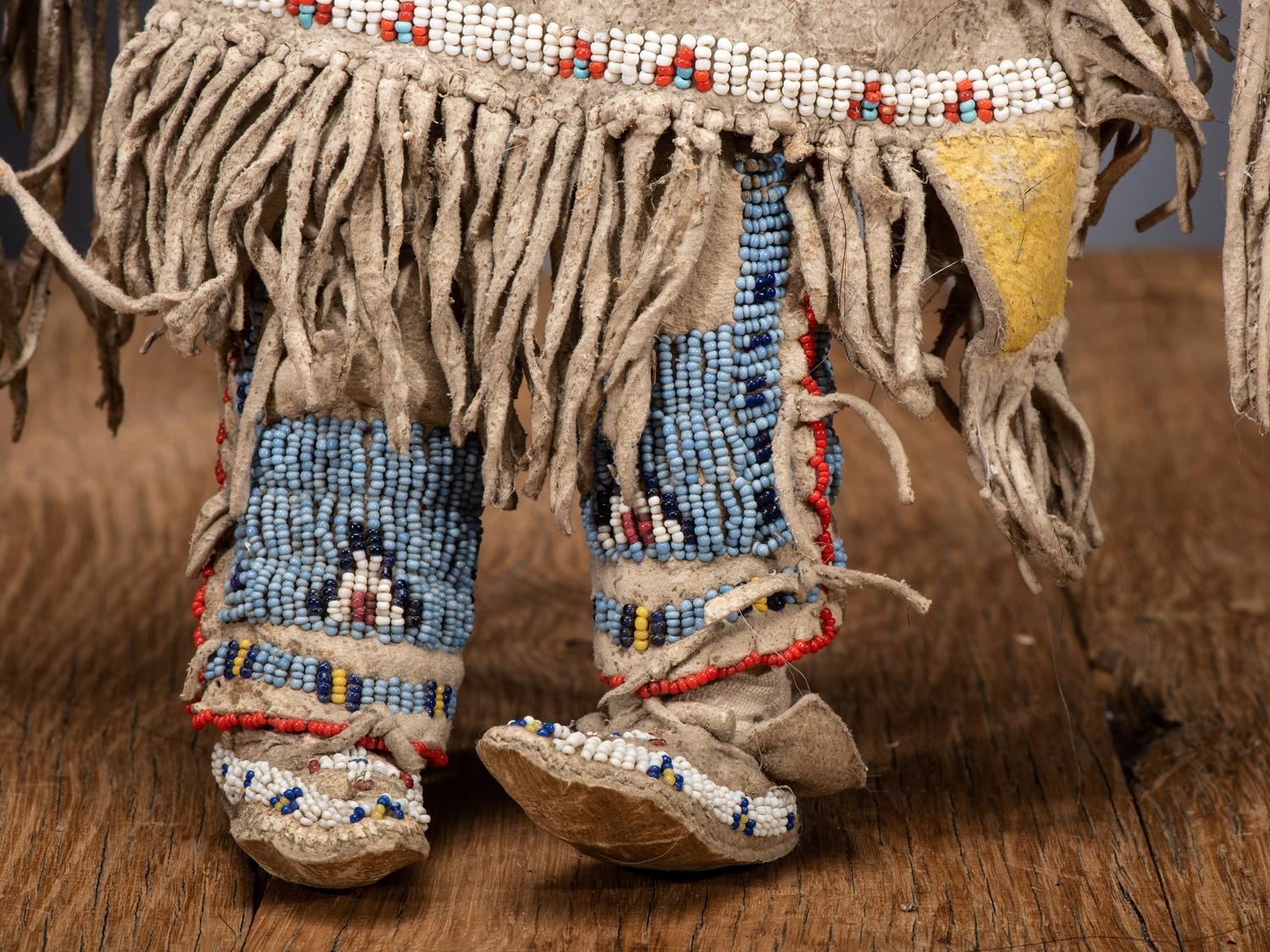 Sioux Beaded Hide Doll