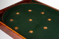 A Regency Mahogany Bagatelle Game Table Height 30 1/2 x width 36 x depth 20 inches. — 19TH CENTURY