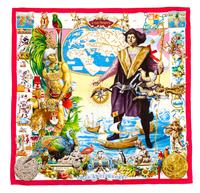 An Hermes 90cm Silk Scarf, 36" x 36".