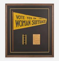 [Americana] [Women's Suffrage] Group of 6 Women's Suffrage Rally Items