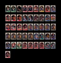 A Large Collection of 1989 Hoops Signed Autograph Basketball Cards (153)