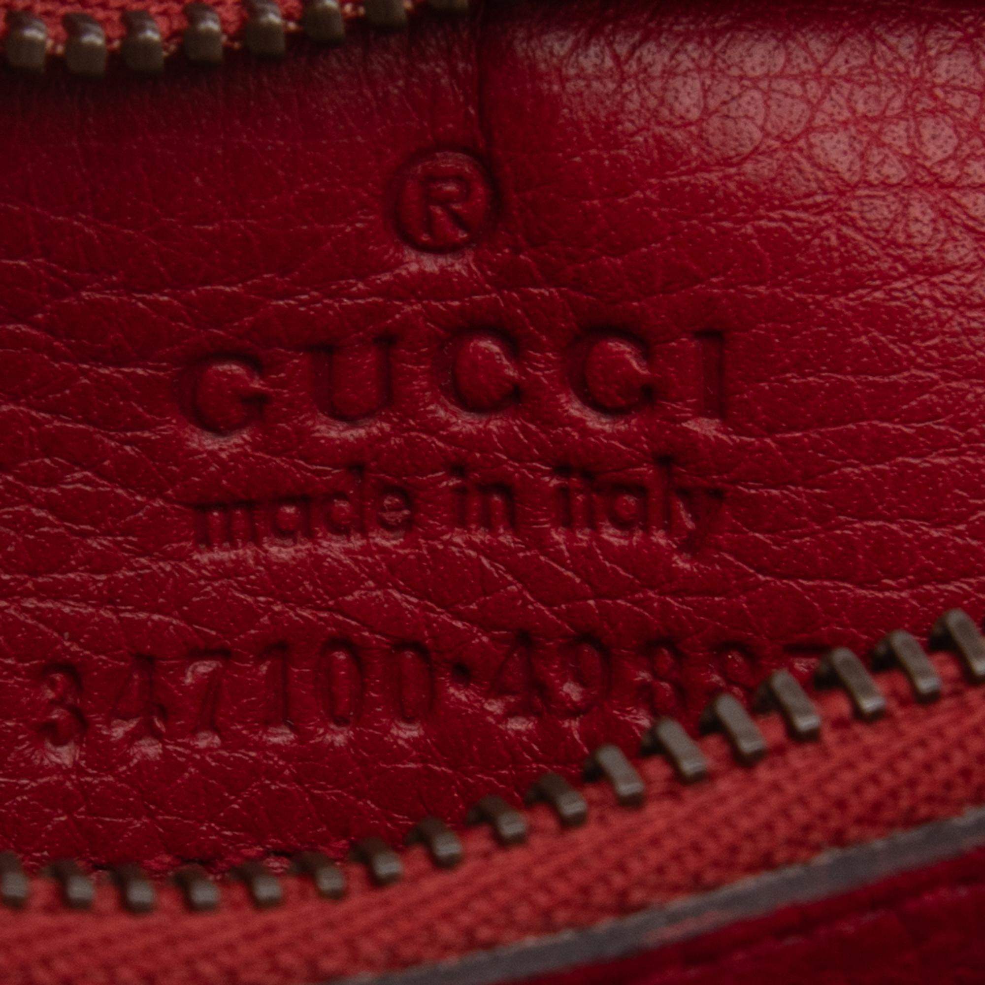 Gucci, Red Suede Nouveau Fringe Shoulder Bag