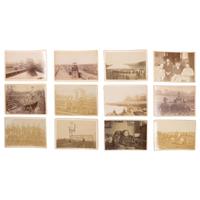 [Early Photography] American Cities and Towns Documented in approx. 100 photographs, incl. Boston