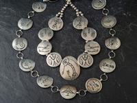 Silver Overlay Necklace and Link Concha Belt
