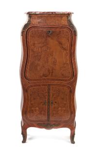 A Louis XV Style Secretaire a Abattant, E. Kahn & Cie, Height 56 1/2 x width 27 x depth 18 1/2 inches.