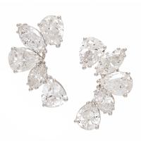 Diamond and White Gold Earrings