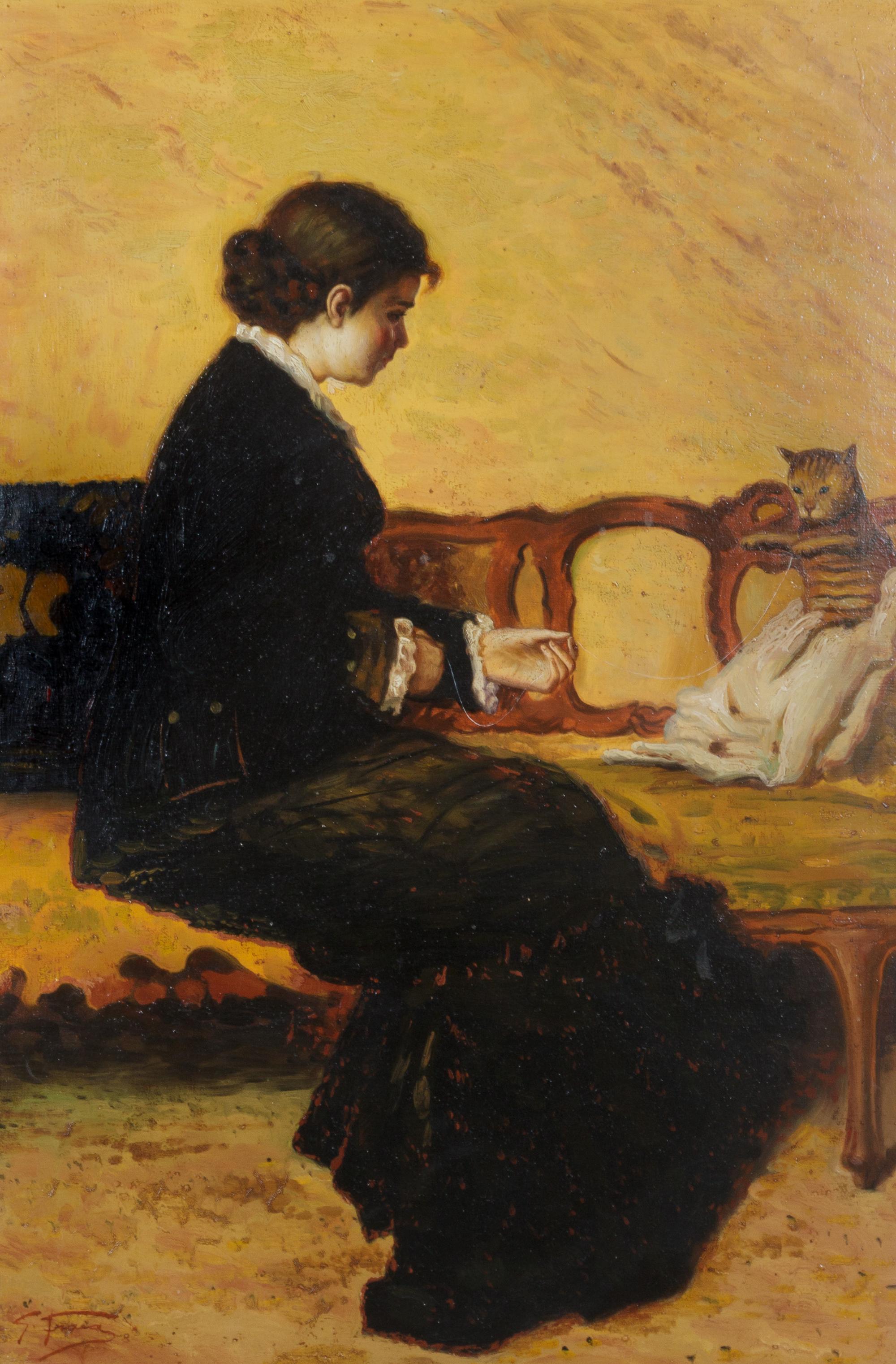 Woman with a Cat