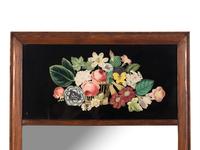 A Decoupaged Glass Panel-Inset Mirror