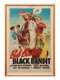 Vintage Movie Poster, Black Bandit