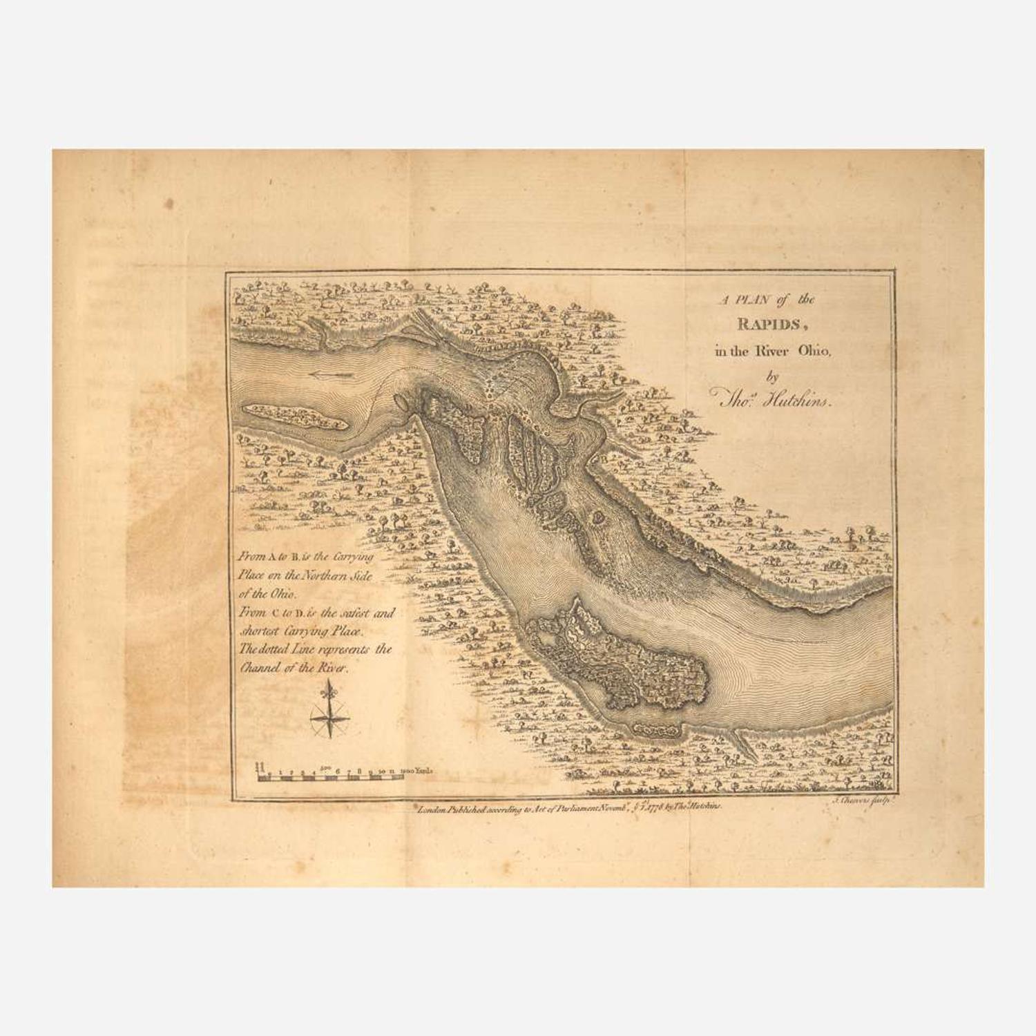 [Maps & Atlases] Hutchins, Thomas A Topographical Description of Virginia, Pennsylvania, Maryland, and North Carolina...