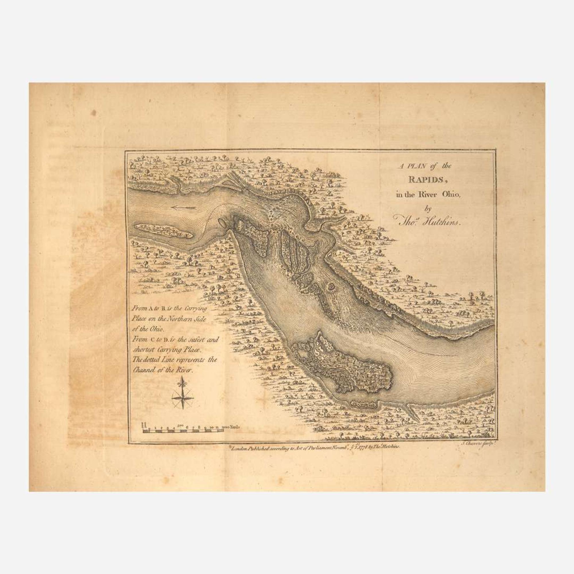 [Maps & Atlases] Hutchins, Thomas A Topographical Description of Virginia, Pennsylvania, Maryland, and North Carolina...