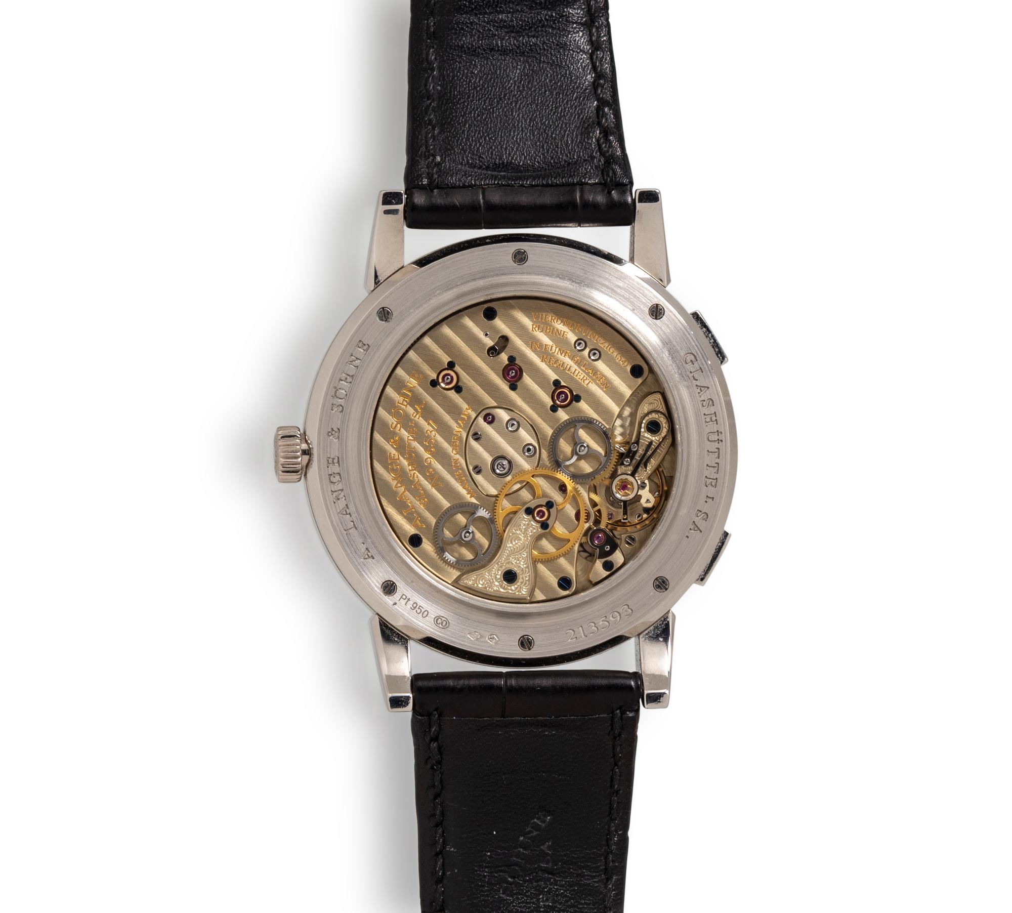 A. LANGE & SÖHNE, REF. 116.025 PLATINUM 'LANGE 1 TIME ZONE' WATCH