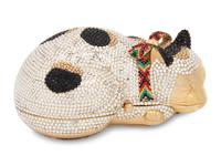 Judith Leiber Sleeping Cat Minaudière, 1980s