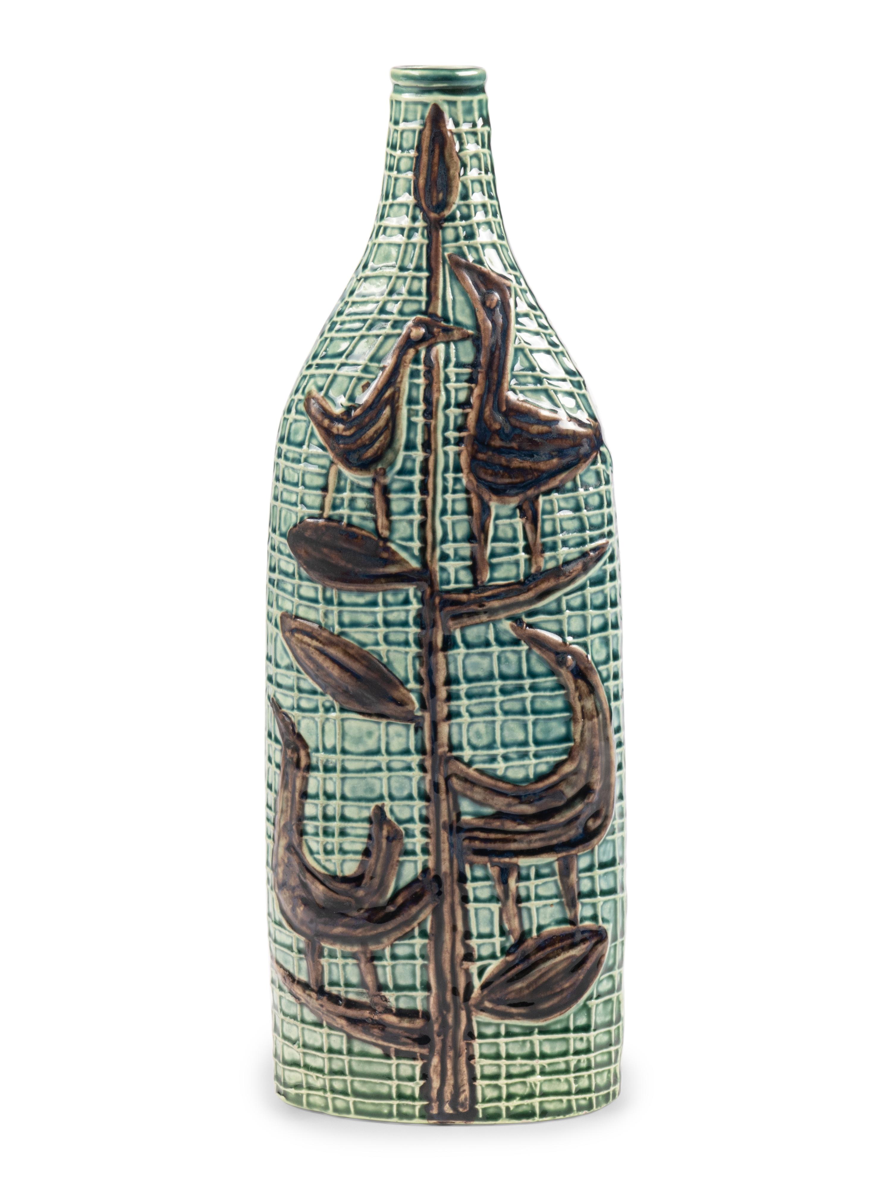 Wall Plaque and Bottle Vase, c. 1960