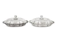 A Pair of George III Silver Covered Vegetable Dishes