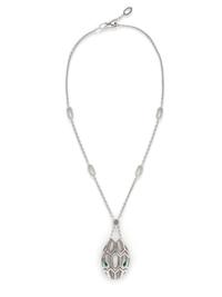 BULGARI, EMERALD AND DIAMOND 'SERPENTI SEDUTTORI' NECKLACE
