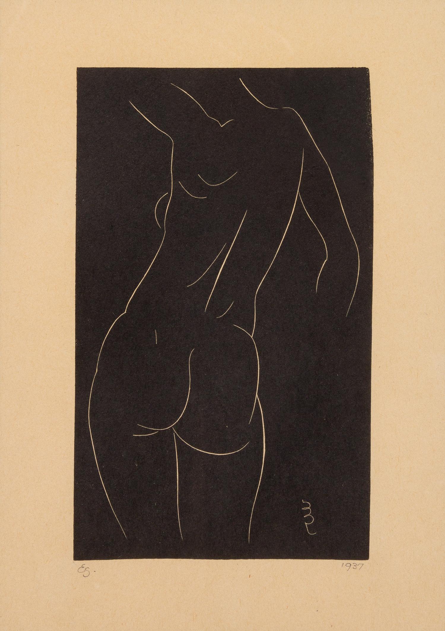 Eric Gill, (British, 1882–1940), A group of three works including Hair Combing (Portrait of Petra Gill), 1922, Sculpture #2,1930 and Fe