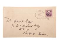 ROOSEVELT, Eleanor (1884-1962). Autograph letter signed ("E.R."), to Maude Livingston Hall Gray. Washington, D.C., 4 August [1935].