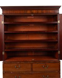 A George III Mahogany Linen Press