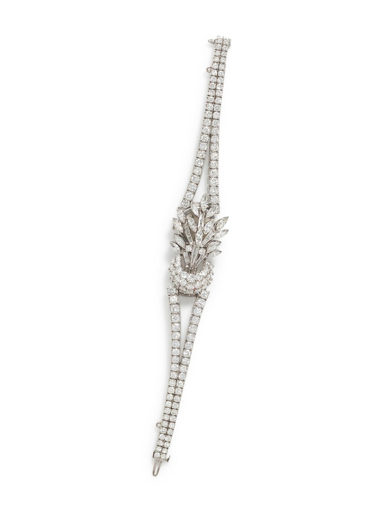 PLATINUM AND DIAMOND SURPRISE WATCH