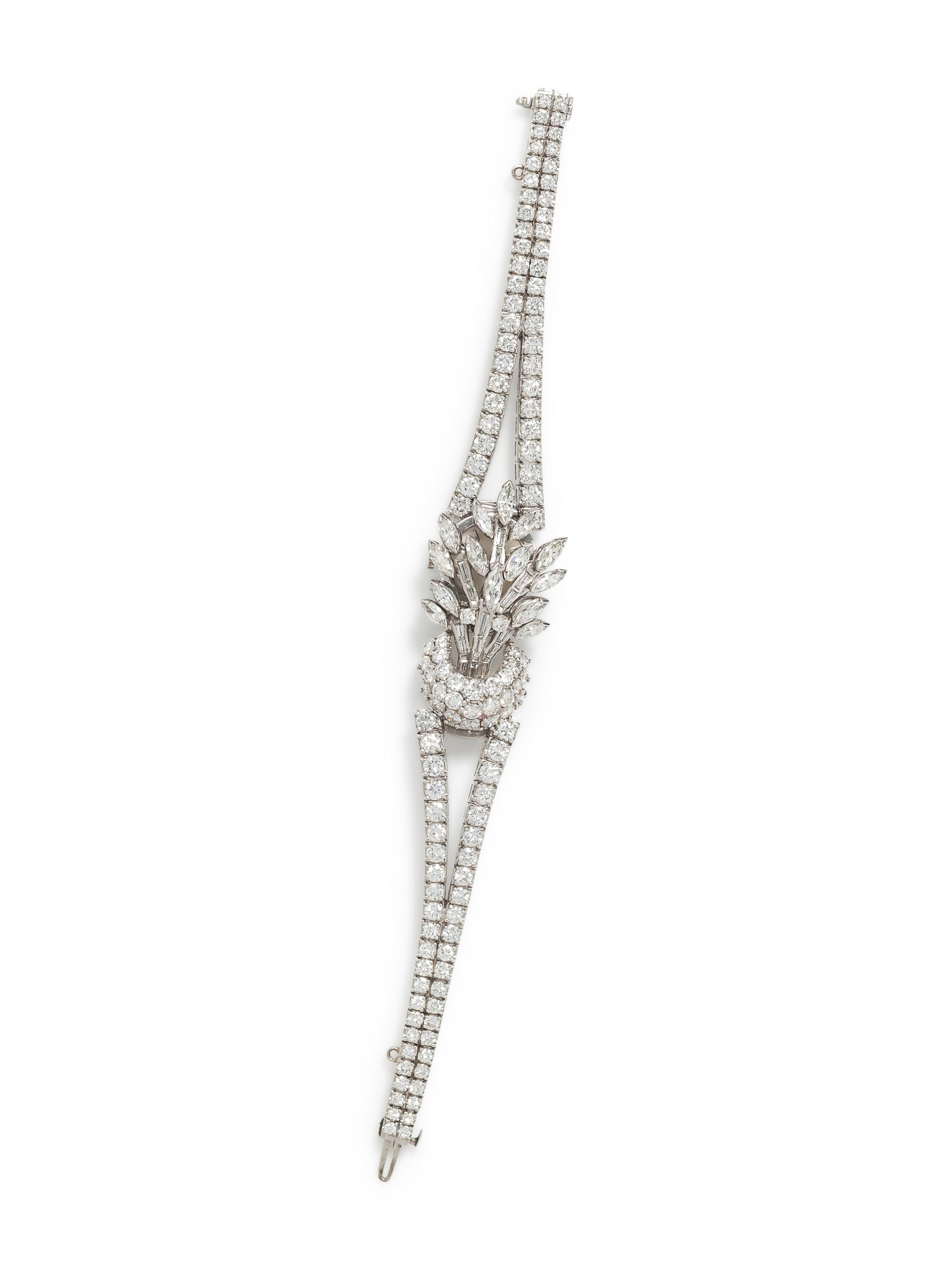 PLATINUM AND DIAMOND SURPRISE WATCH