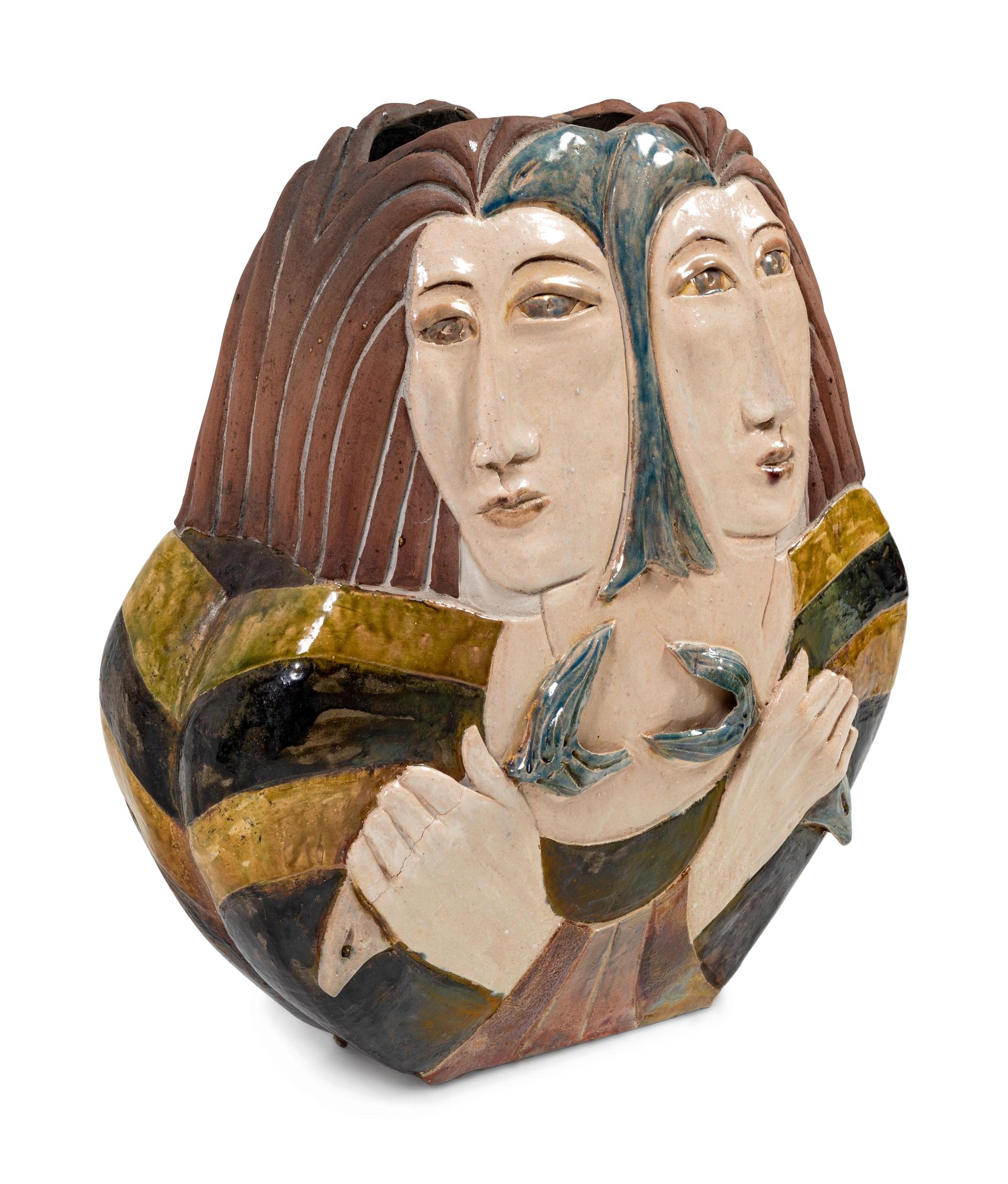 Vase with Two Figures