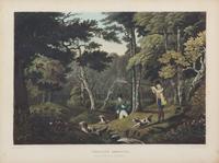 Robert HAVELL JR., after - Robert HAVELL Jr., engraver Image 8 3/8 x 12 1/8 inches. — Partridge Shooting - Pheasant Shooting - Wild Duck Shooting - Snipe Shooting, Plates I-IV