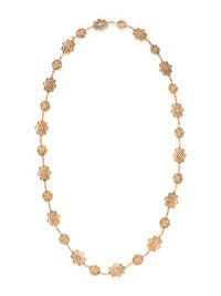 YELLOW GOLD FANCY LINK LONG CHAIN
