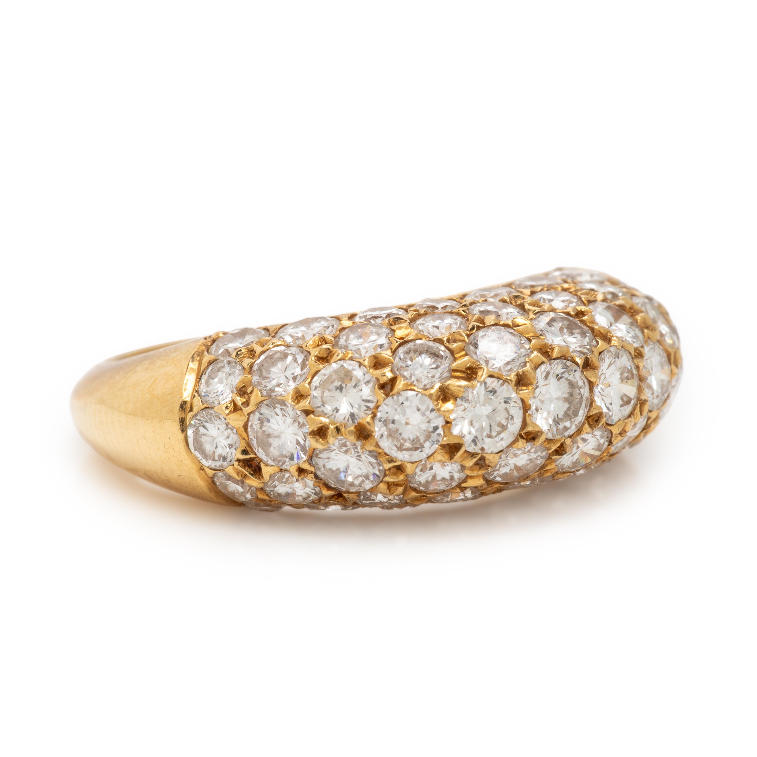 Van Cleef & Arpels, Diamond and Yellow Gold Ring