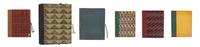 A Collection of Six Milwaukee WPA Handicraft Portfolio Folders Largest: 27 1/4 x 22 1/2 inches.