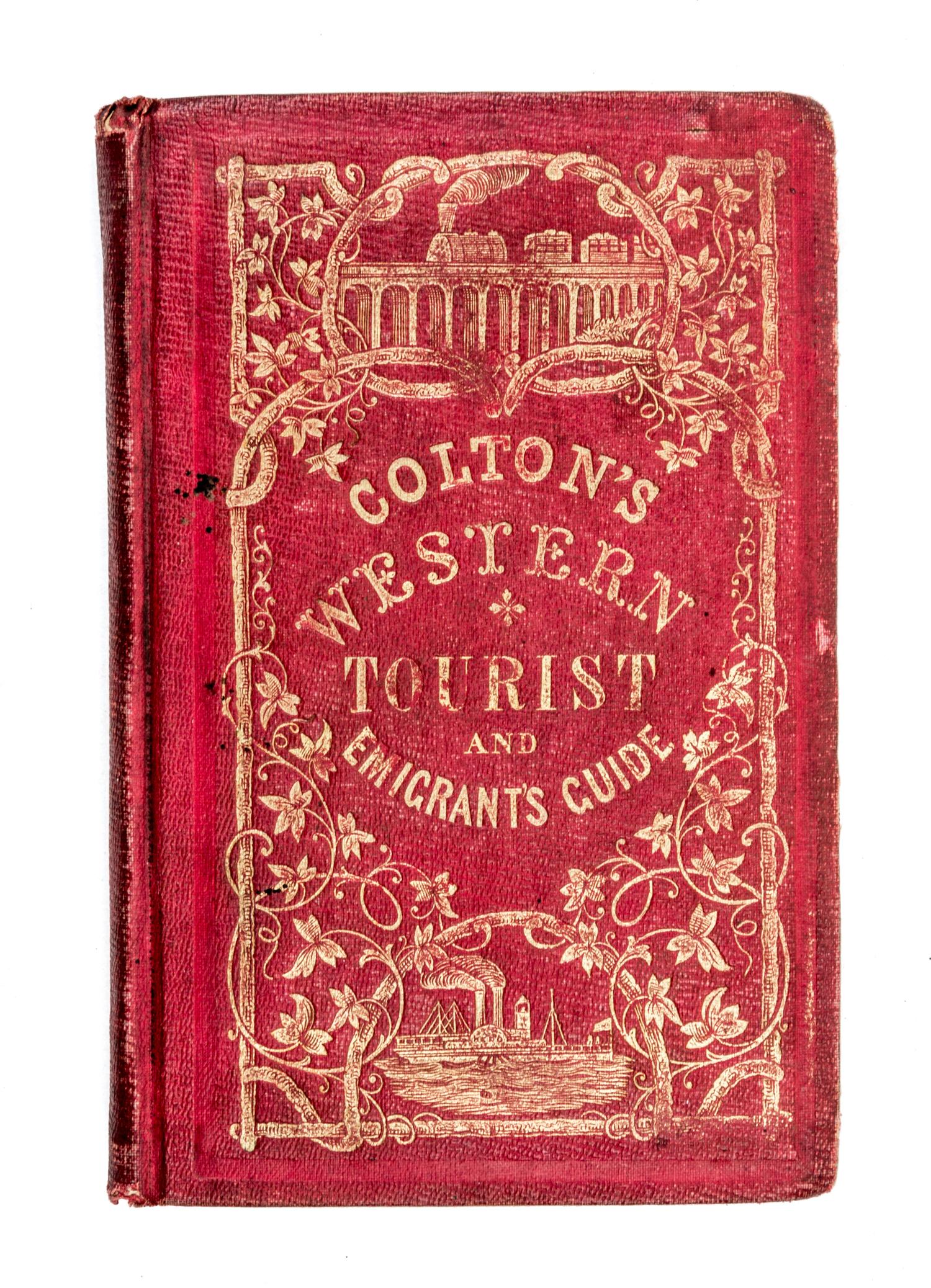 (MAP, MIDWEST)) COLTON, J.H. The Western Tourist and Emigrant's Guide... NEw York, 1854 [map dated 1855]