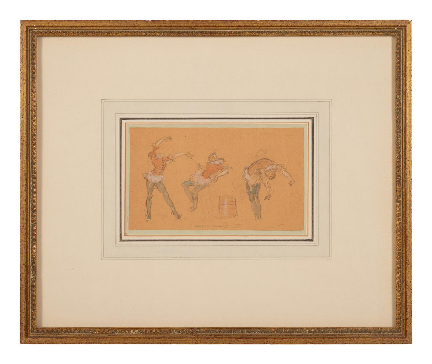 Three Figure Studies of a Clown