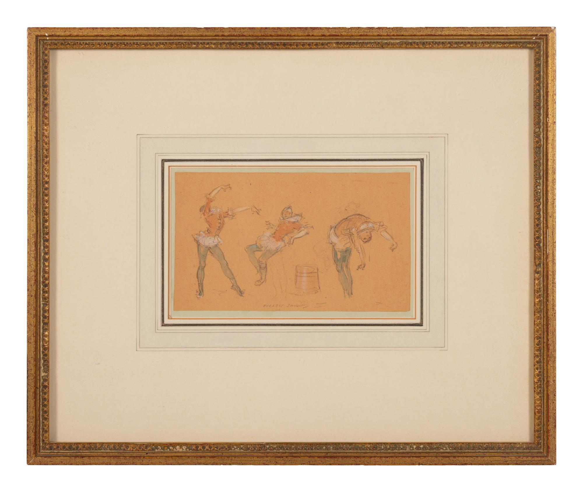 Three Figure Studies of a Clown