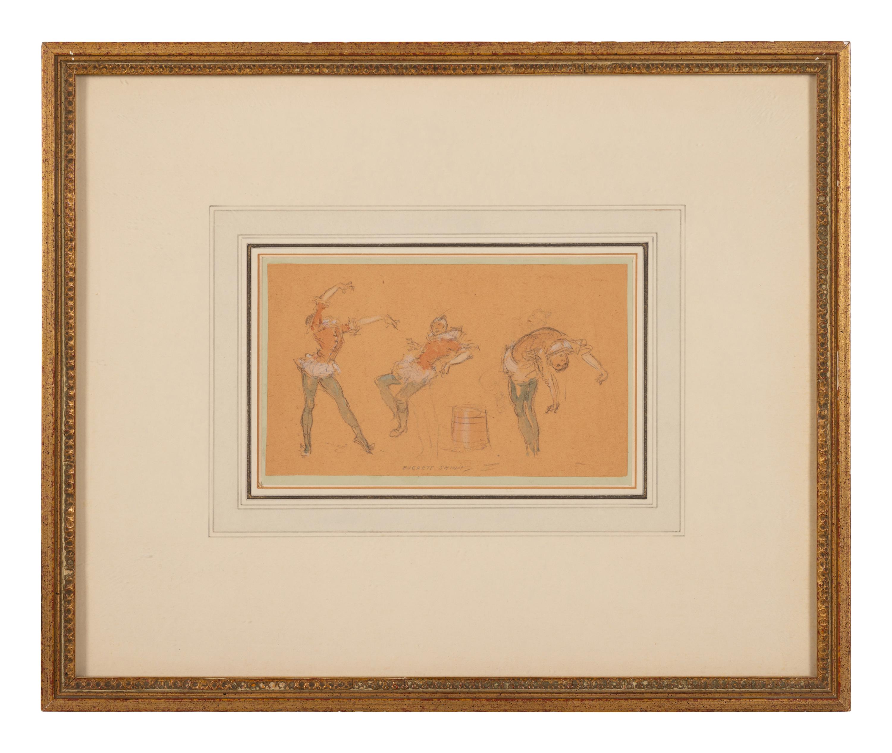 Three Figure Studies of a Clown