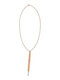 YELLOW GOLD MECHANICAL PENCIL PENDANT/NECKLACE
