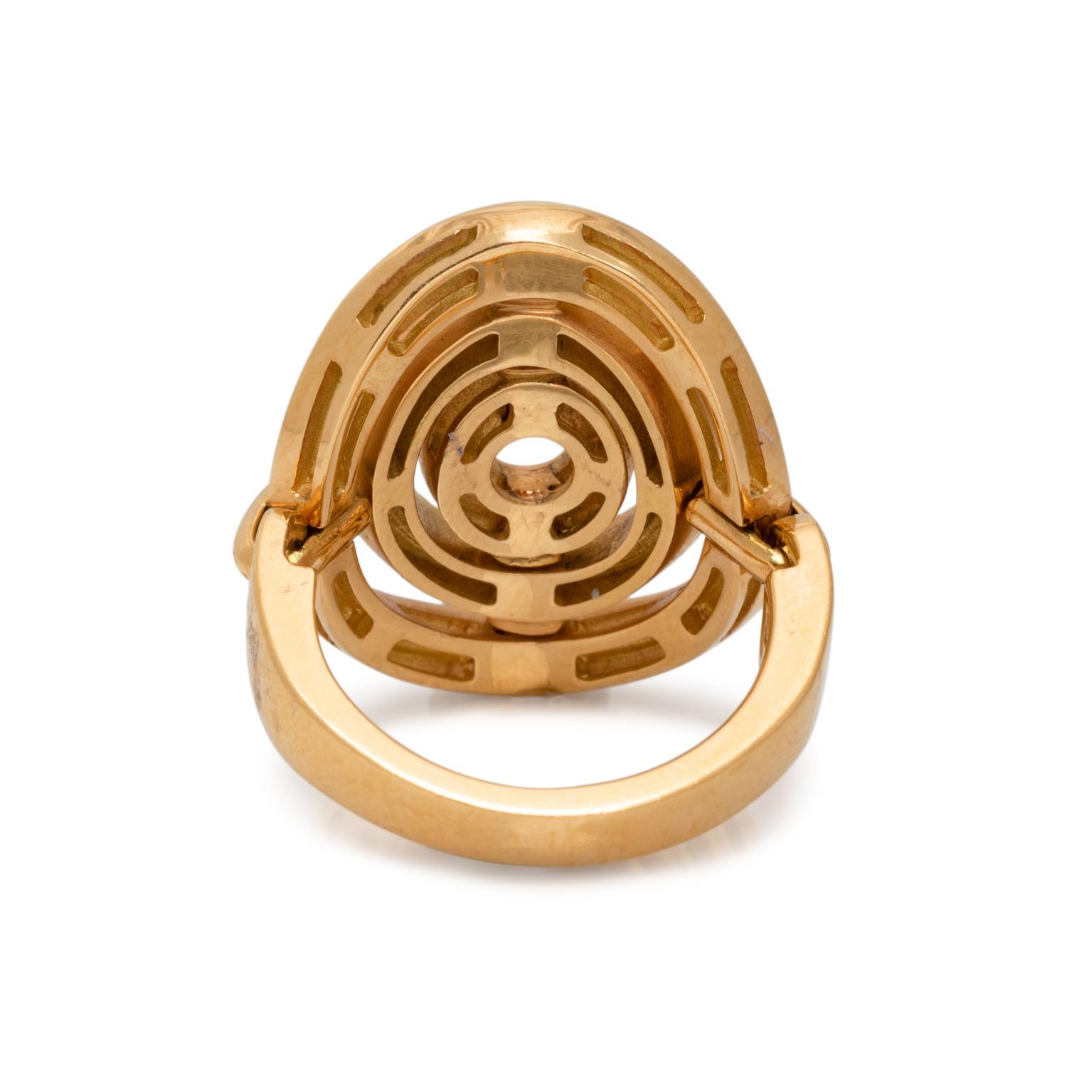 BVLGARI, YELLOW GOLD 'CERCHI' RING