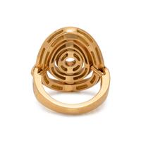 BVLGARI, YELLOW GOLD 'CERCHI' RING
