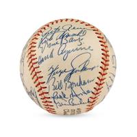A Group of Two 1973 Chicago Cubs Team Signed Autograph Baseballs
