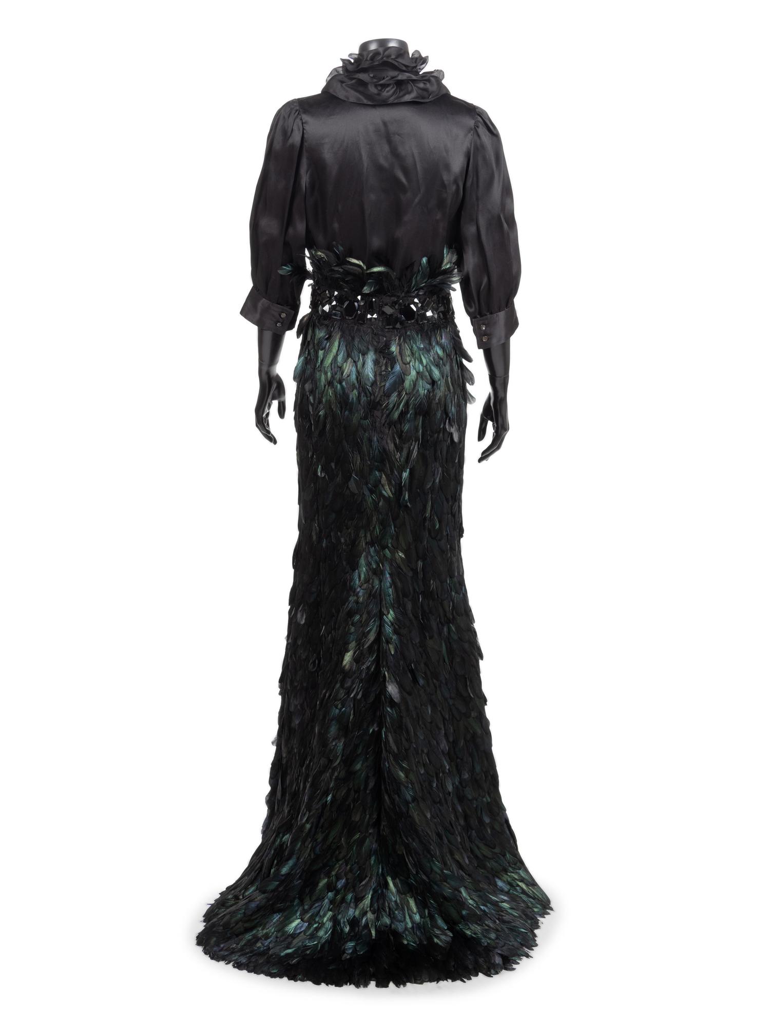 Naeem Khan Black Feather Ensemble, 1990-2000s
