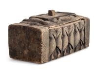 Sepik River Region Papua New Guinea Hornbill Carved Wooden Box and Cover