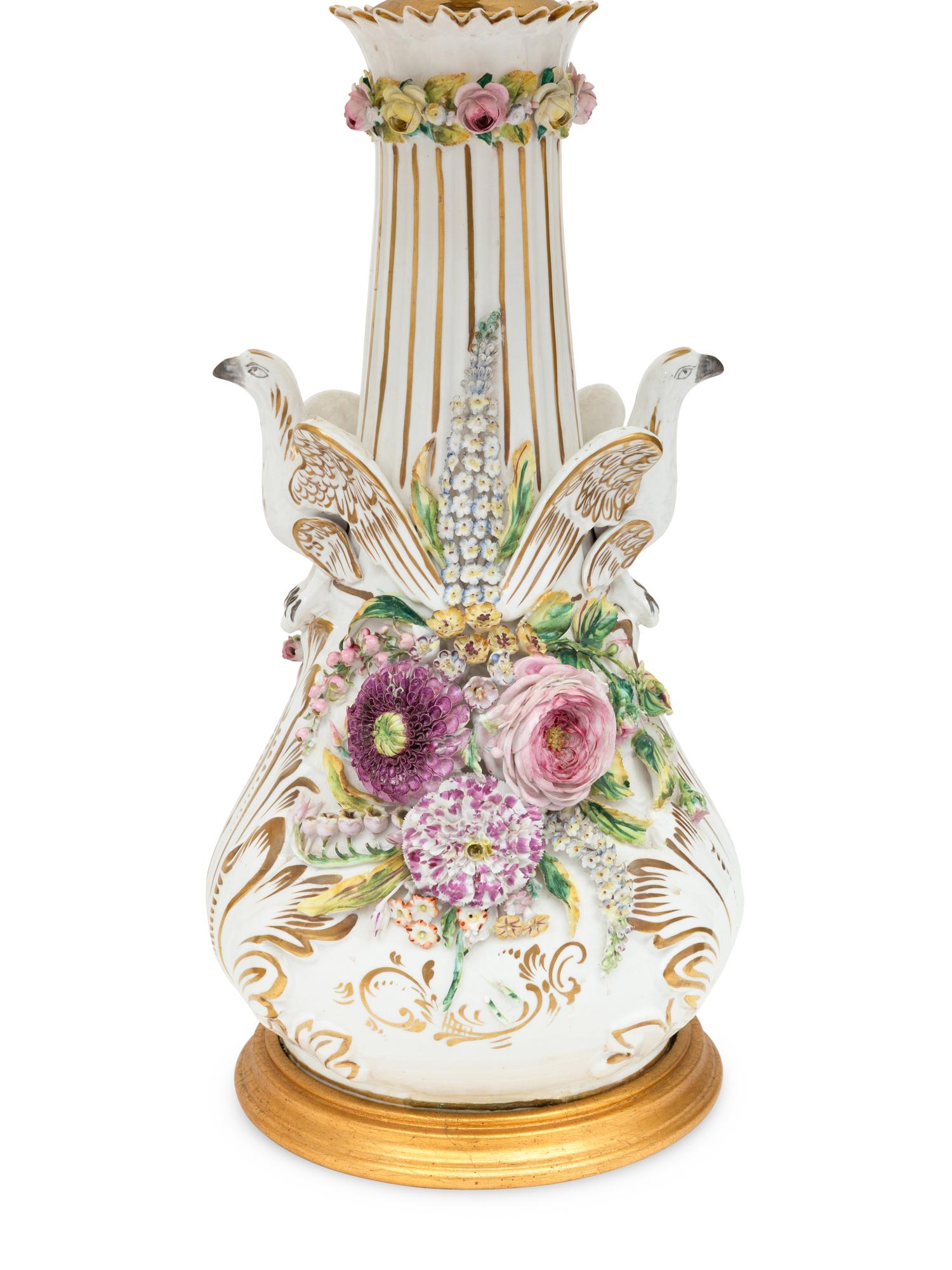 A Pair of German Porcelain Vases
