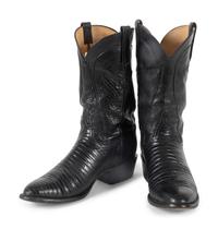 Lucchese Black Lizard Boots