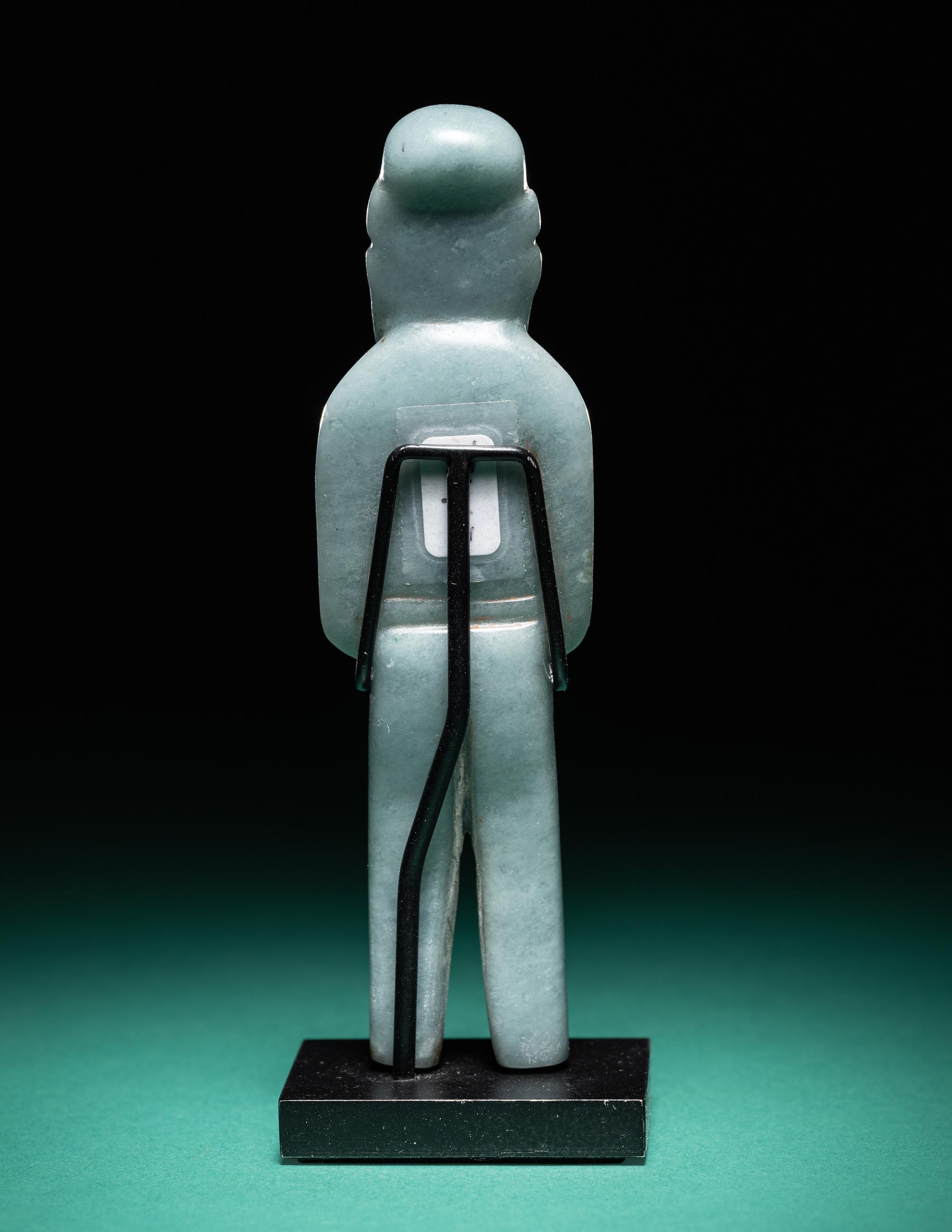 An Olmec Jade Standing Figure