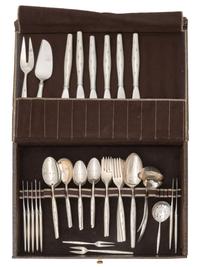 An American Silver Flatware Service
