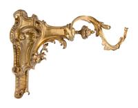 A Pair of Louis XV Style Gilt Bronze Chenets