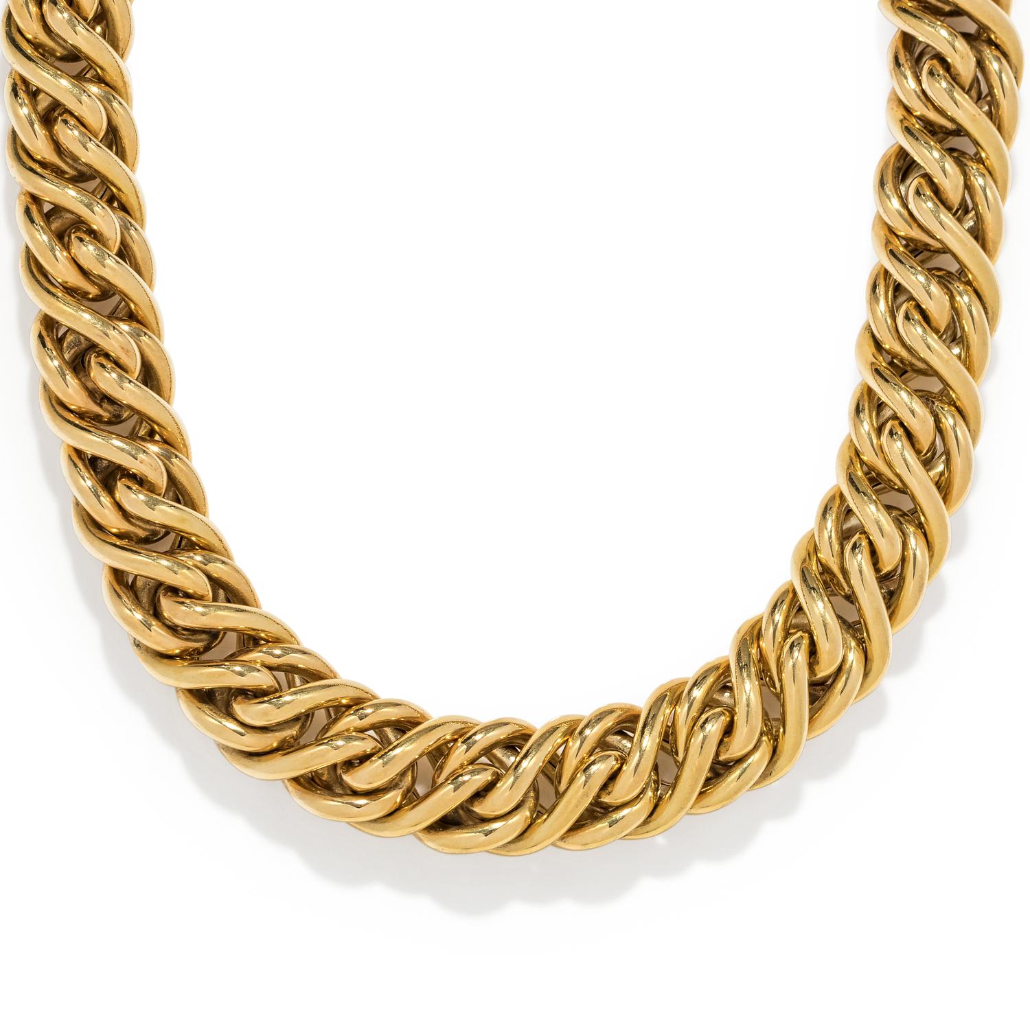 YELLOW GOLD NECKLACE