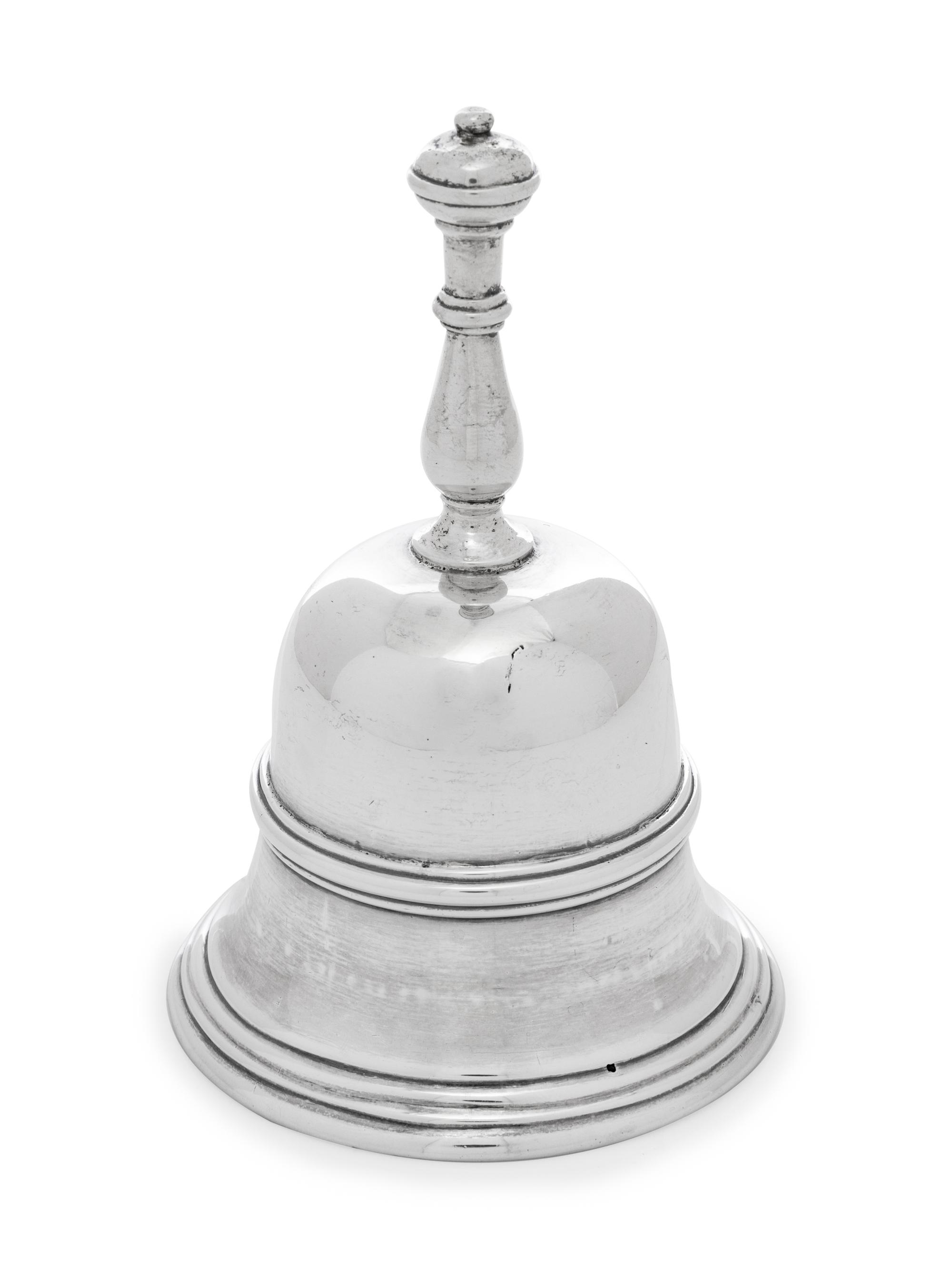 A Dutch Silver Table Bell
